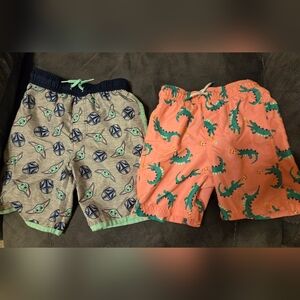 Star Wars and Cat & Jack Kids Swim Trunks